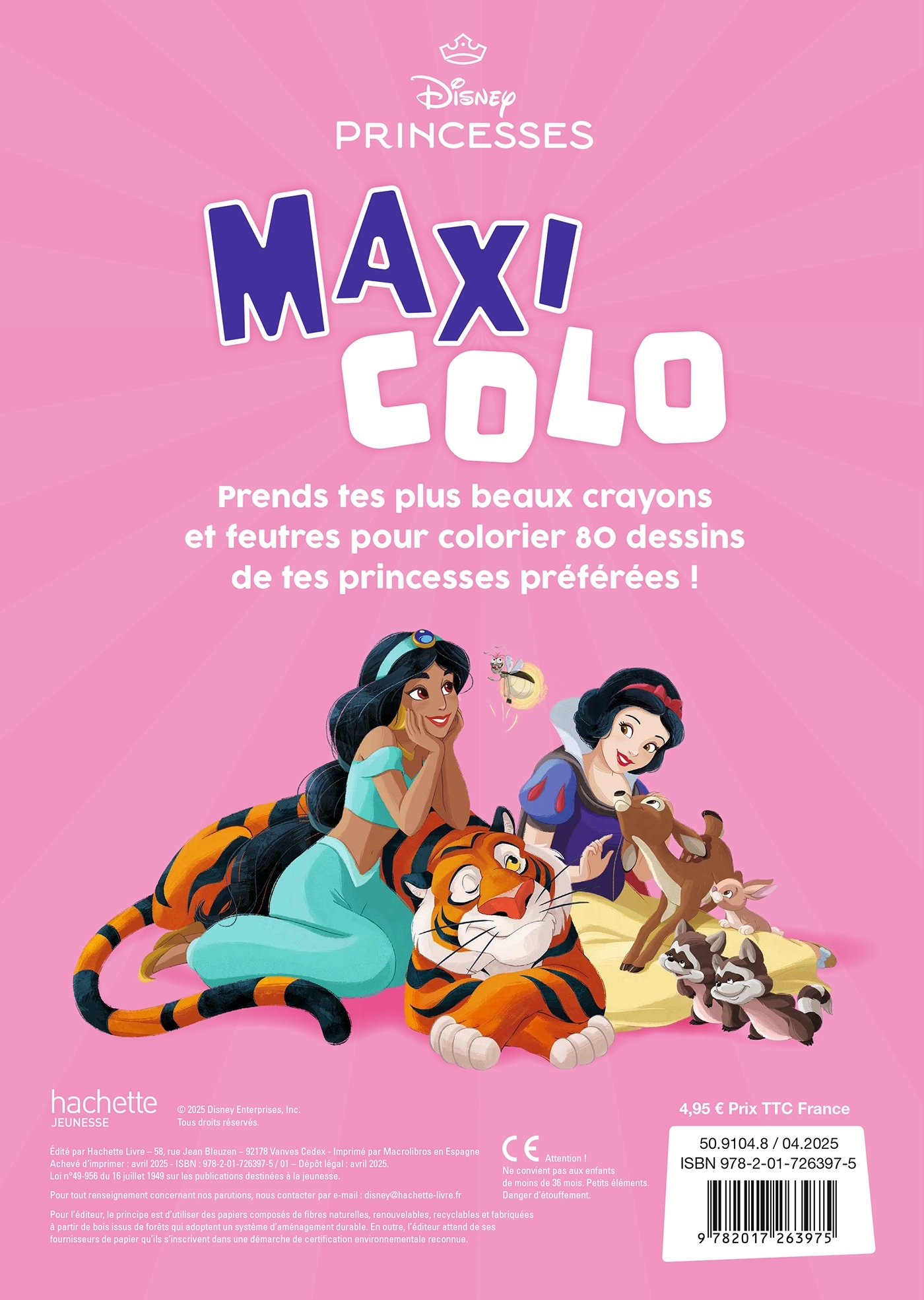 DISNEY PRINCESSES - Maxi Colo -  - DISNEY HACHETTE