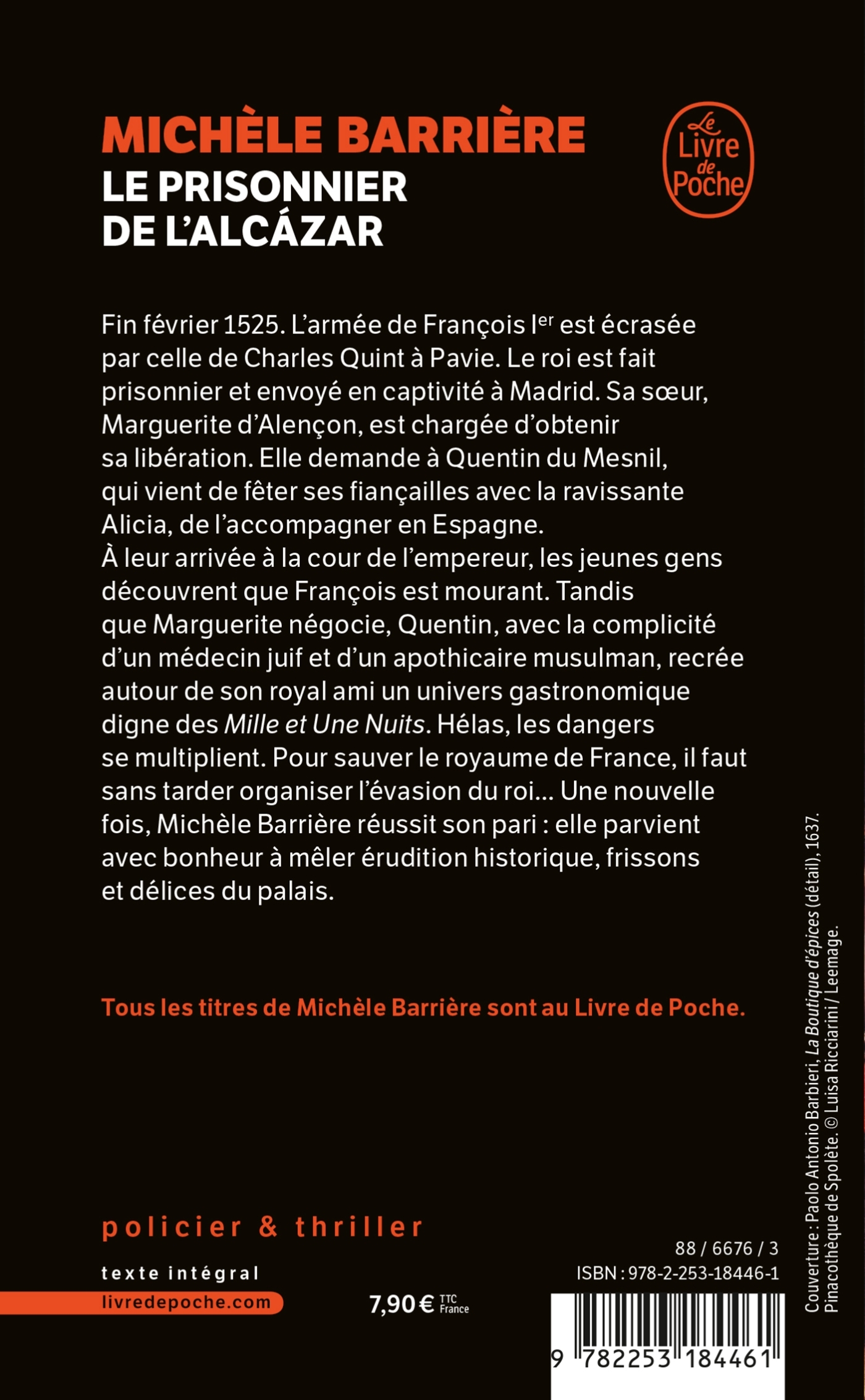 Le Prisonnier de l'Alcazar - Michèle Barrière - LGF