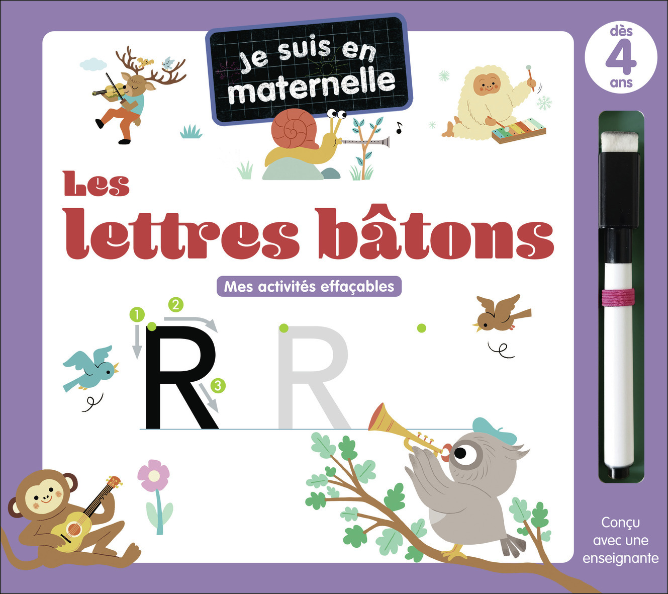 Je suis en maternelle - Les lettres bâtons - Caroline Dall' Ava - PERE CASTOR
