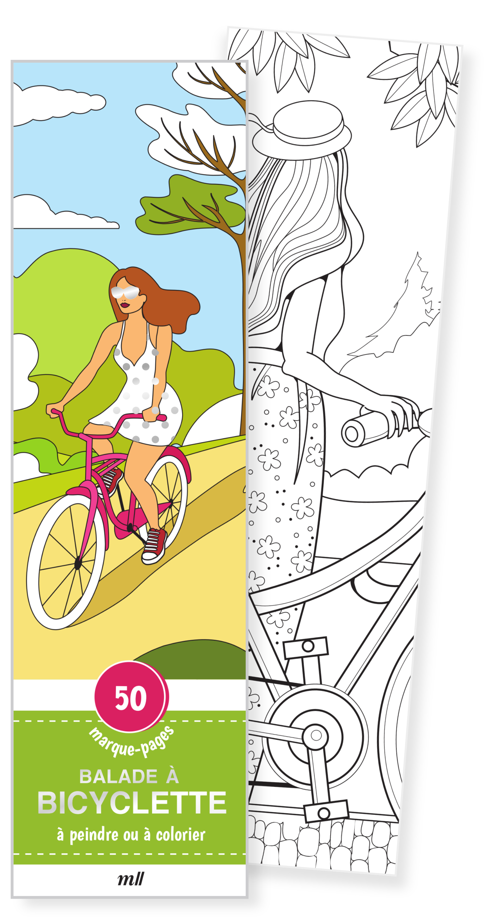 Marque-pages - Balade à bicyclette -  Collectif - MERCILESLIVRES