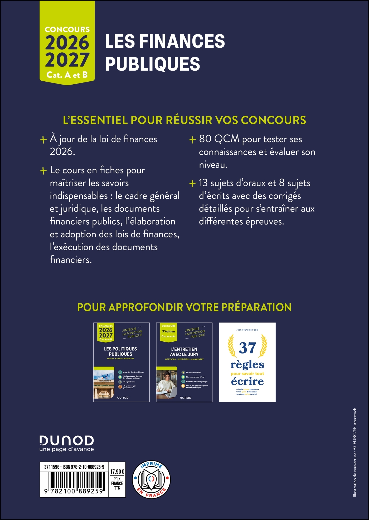 Les finances publiques 2026-2027 - Philippe Boucheix - DUNOD