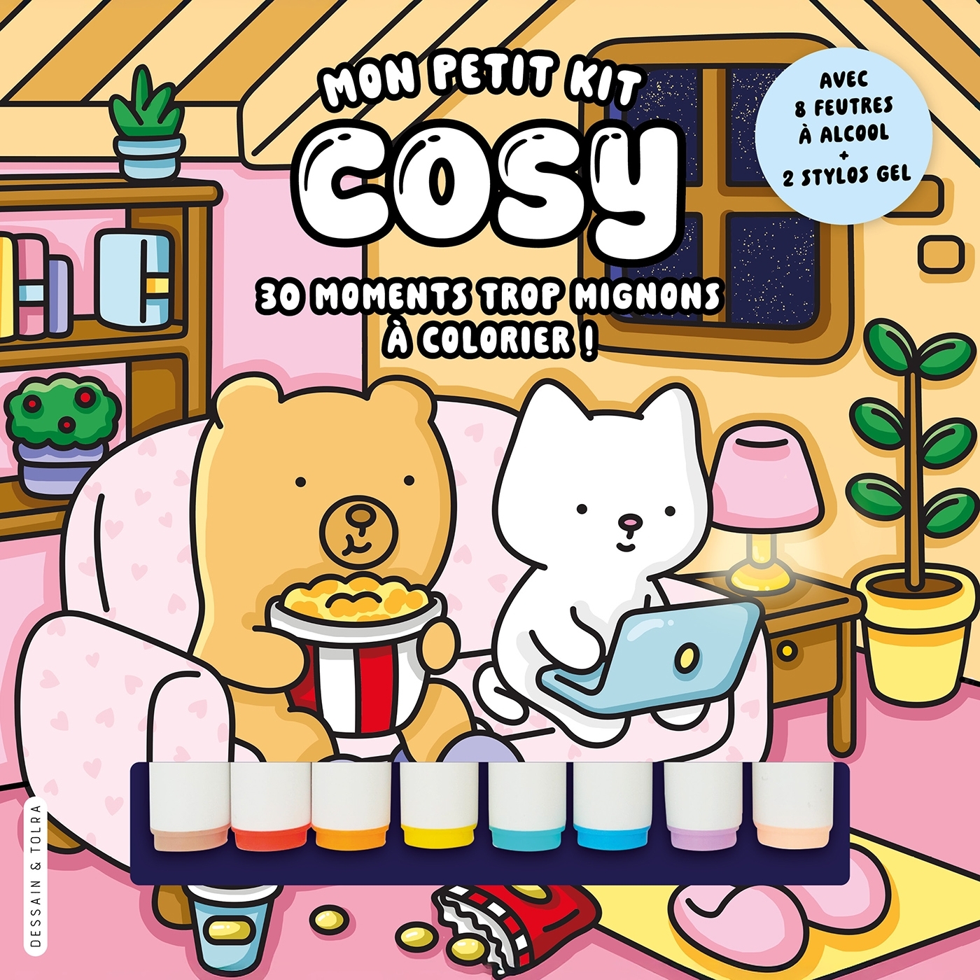 Mon petit kit cosy - 30 moments trop mignons à colorier ! -  - DESSAIN TOLRA