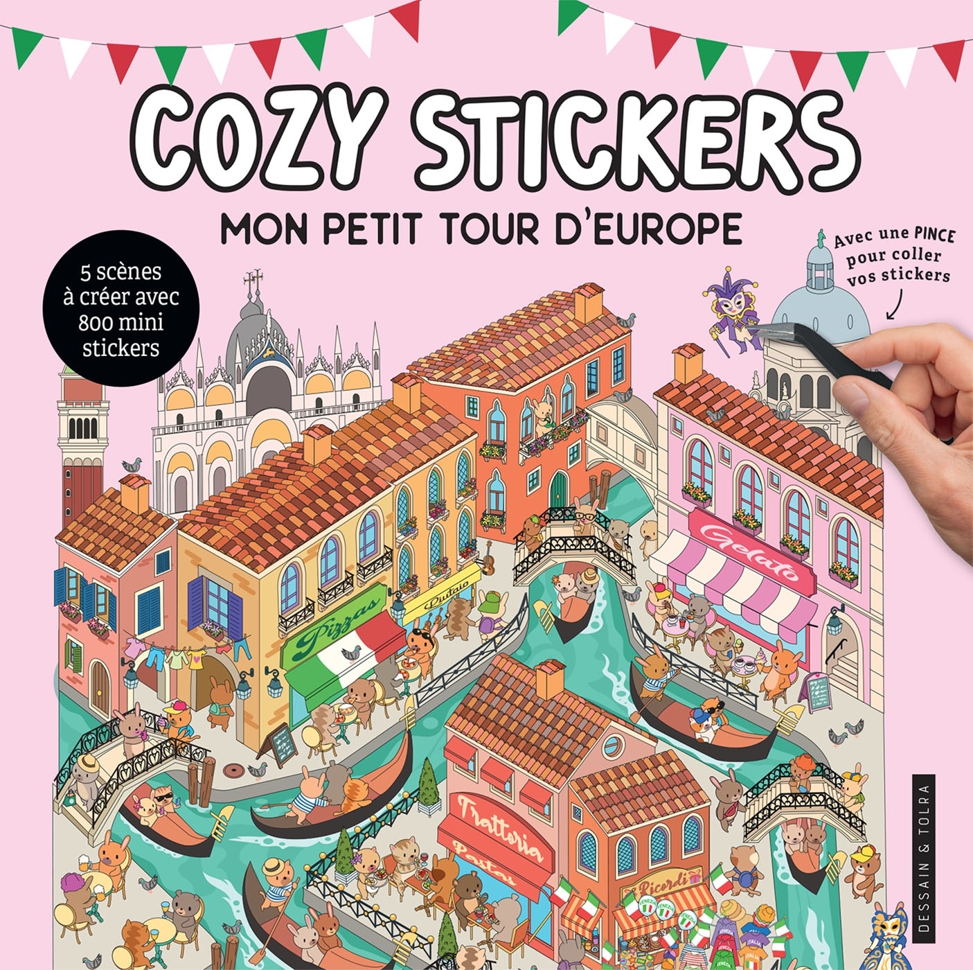 Cozy Stickers - Mon petit tour d'Europe -  - DESSAIN TOLRA