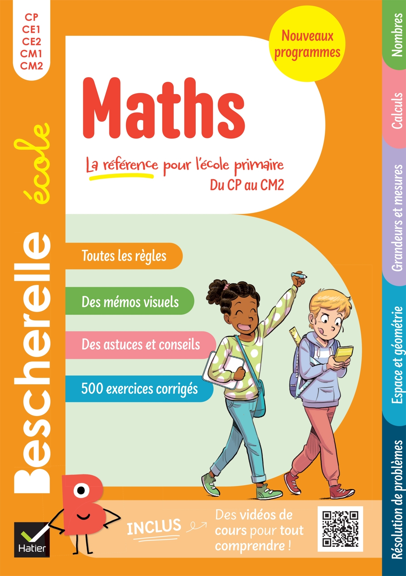 Bescherelle école - Maths (CP, CE1, CE2, CM1, CM2) - Bénédicte Idiard - HATIER