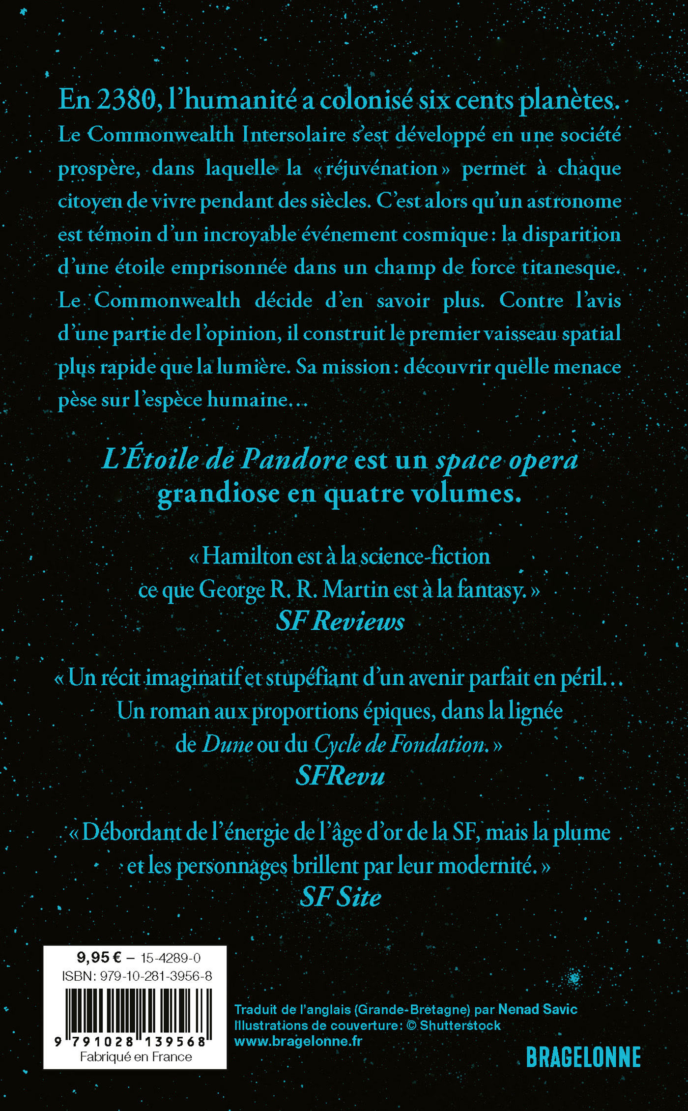 L'Étoile de Pandore, T1 : Pandore abusée - Peter F. Hamilton - BRAGELONNE