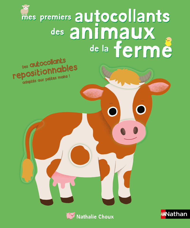 Mes premiers autocollants des animaux de la ferme -  - NATHAN
