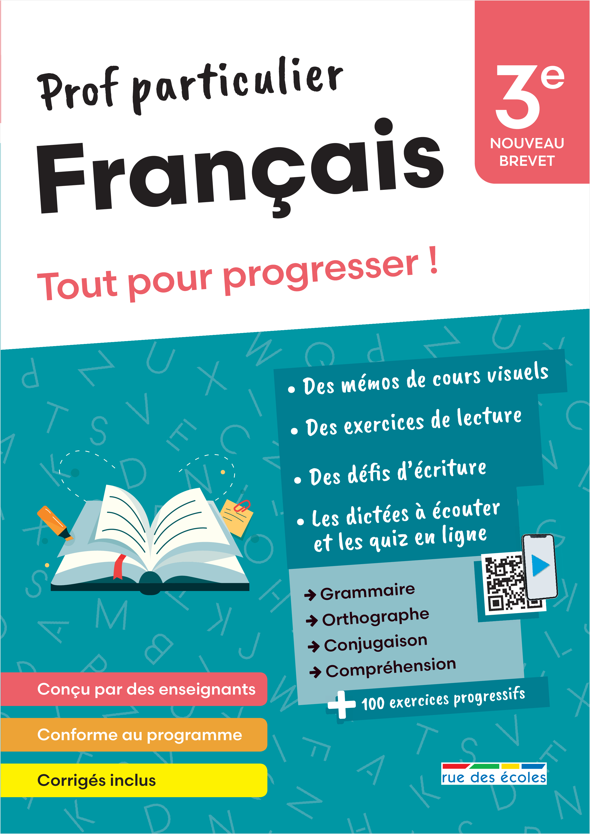 Prof particulier - Français 3e -  Collectif - RUE DES ECOLES