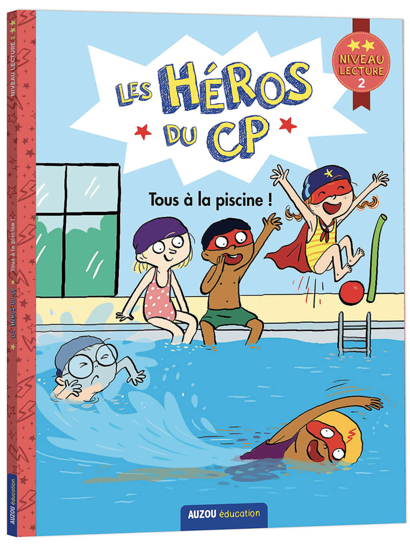 Les héros du CP - Tous à la piscine - niv 2 - Marie-Désirée Martins, Marie Martins,  Desirée - AUZOU