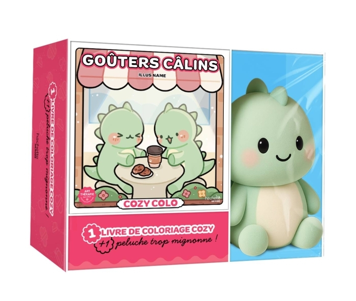 Coffret cozy + peluche Dinosaure - BERRURIII - HACHETTE HEROES