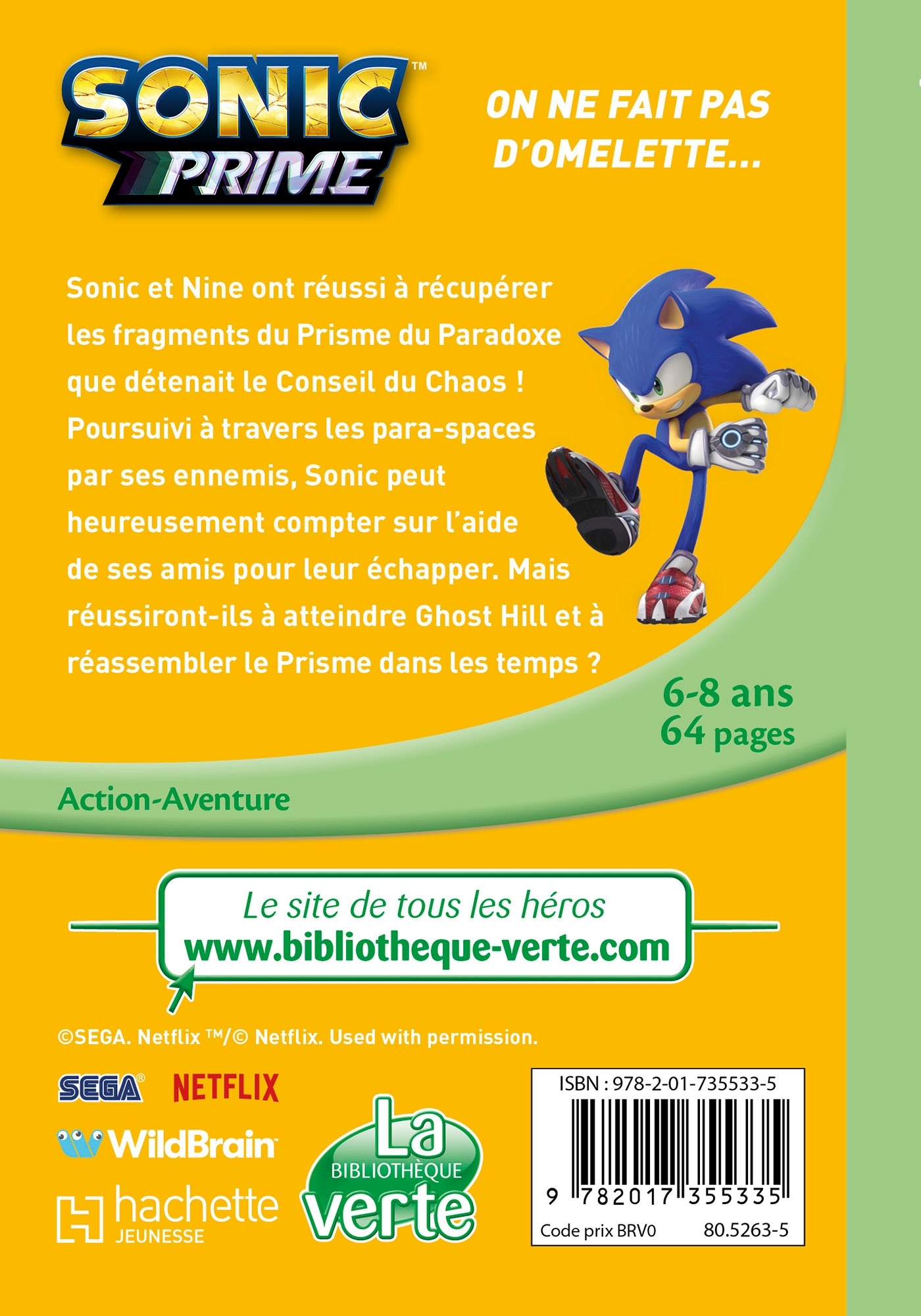 Sonic Prime, Tome 14 -  SEGA - HACHETTE JEUN.