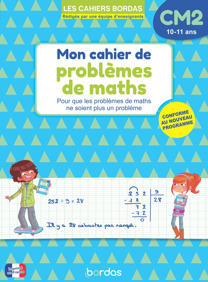 Mon cahier de problèmes de maths CM2 - Herve Le Madec, Alain Charles, Thierry Zaba - BORDAS