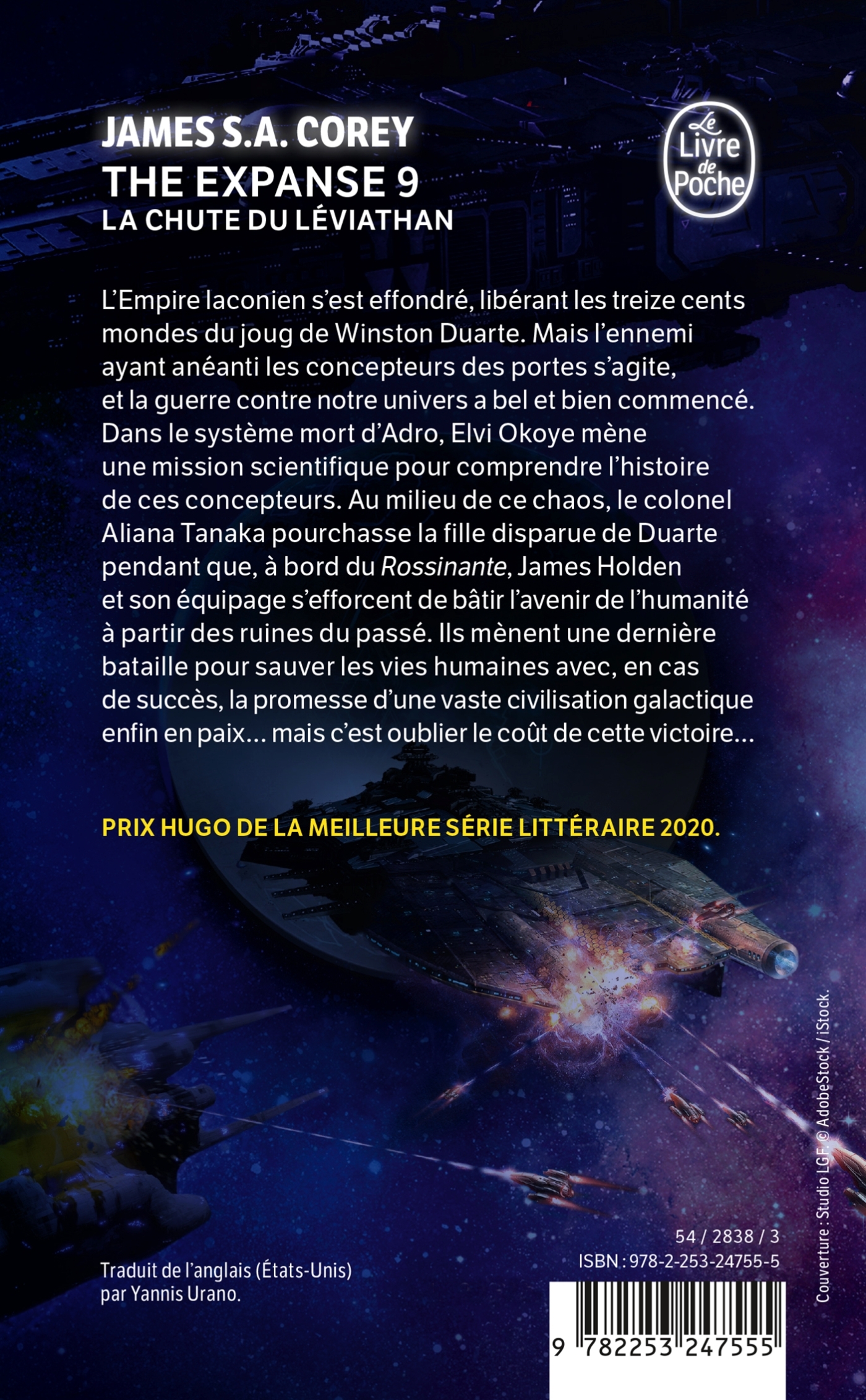 La Chute du Léviathan (The Expanse, Tome 9) - James S.A. Corey - LGF