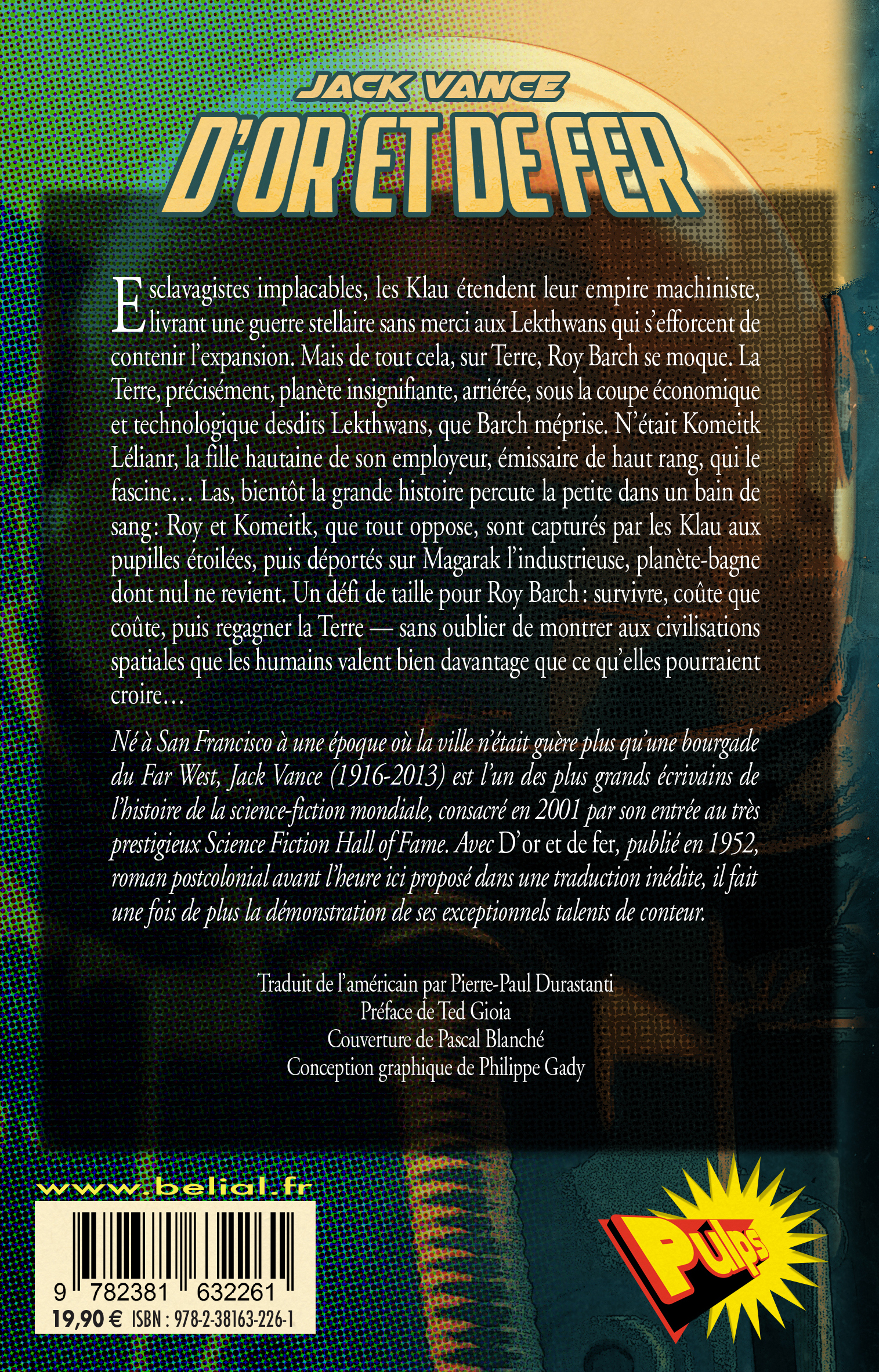 D'or et de fer - Jack Vance - BELIAL