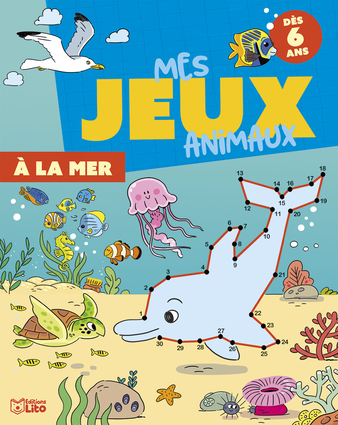 MES JEUX ANIMAUX ANIM LA MER -  - LITO