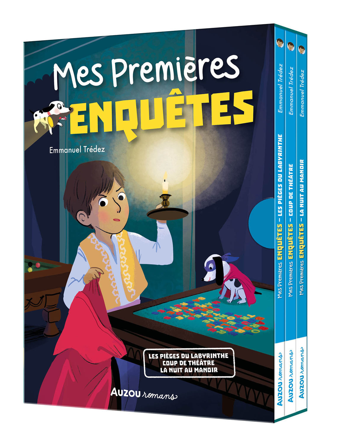 Coffret bibliothèque 4 - Mes premières enquEtes - Tomes 10 à 12 -  Trédez Emmanuel, Jean-Christophe Fournier, Emmanuel Tredez,  Emmanuel Trédez - AUZOU