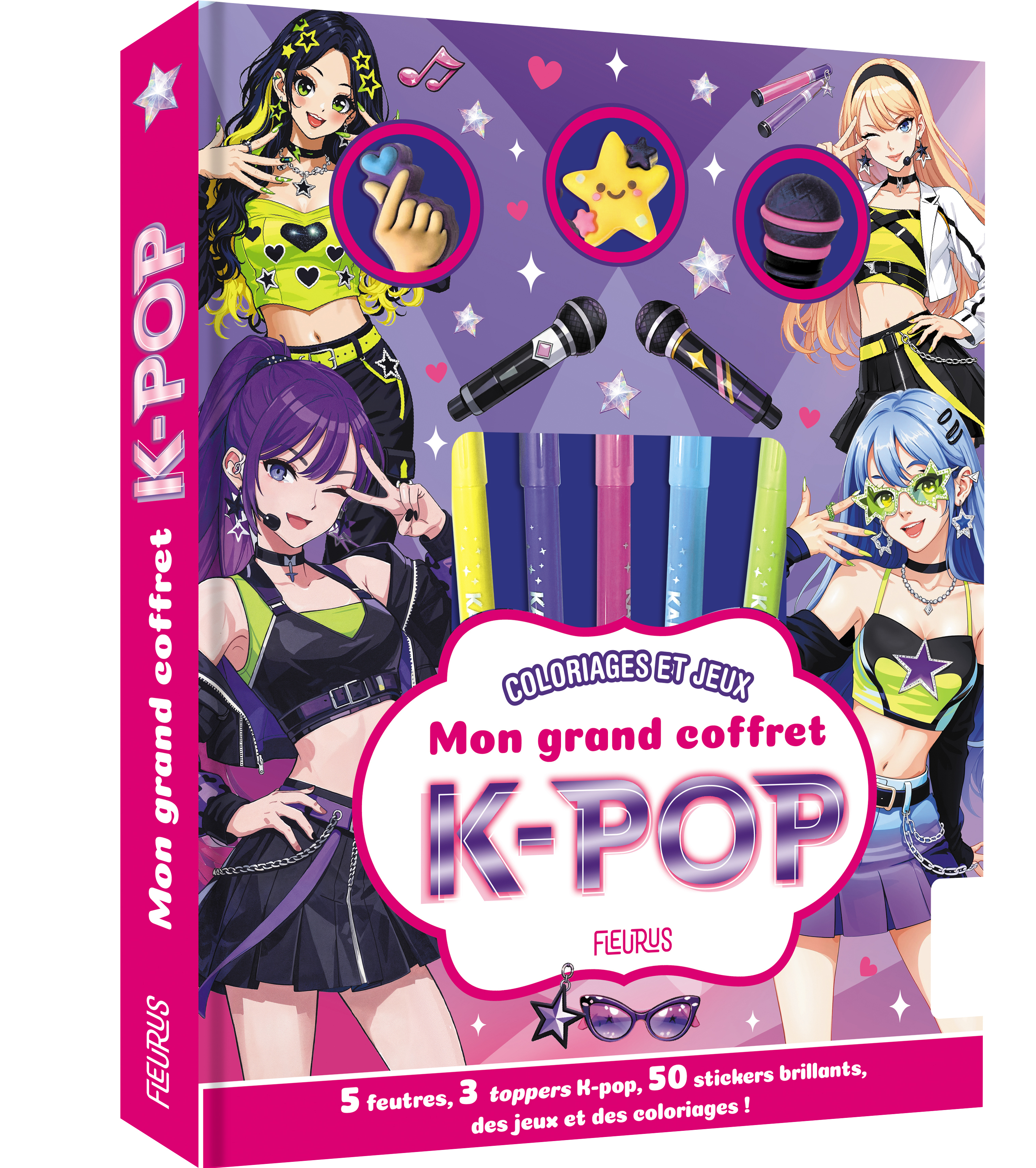 Coffret KPop (feutres et toppers) -  - FLEURUS
