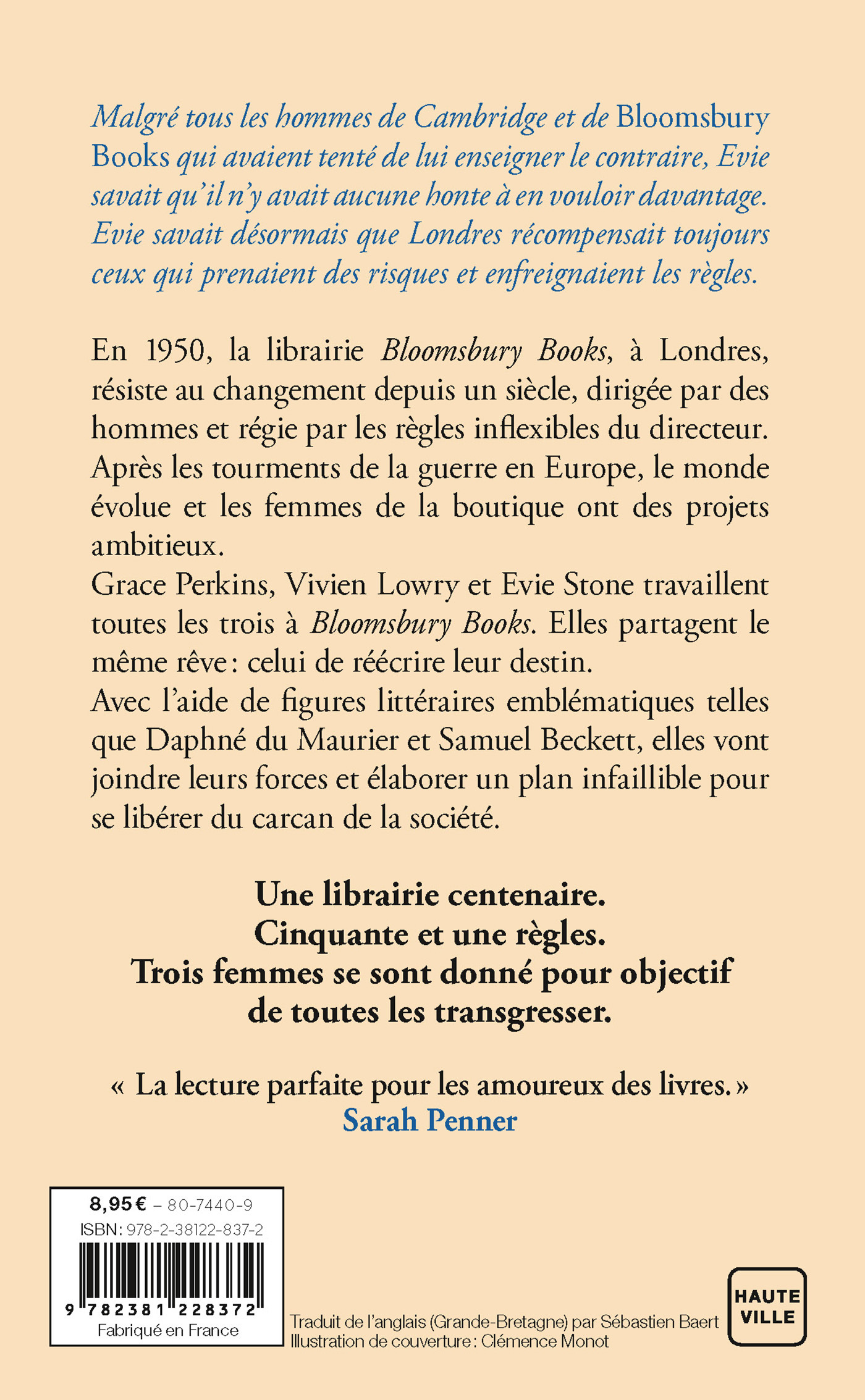 La Librairie de Bloomsbury - Natalie Jenner - HAUTEVILLE