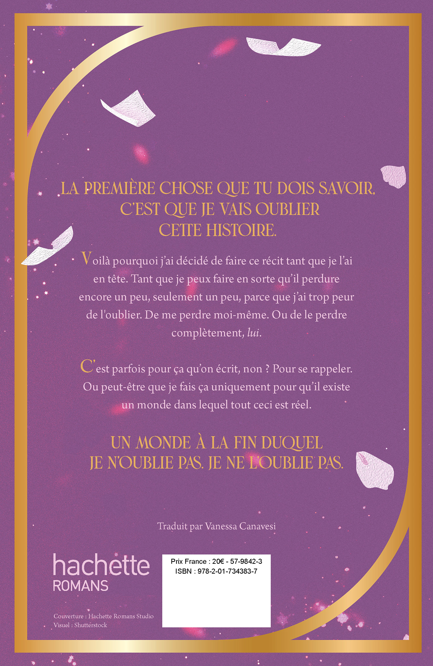 Pétales de papier - Iria G. Parente, Selene M. Pascual - HACHETTE ROMANS