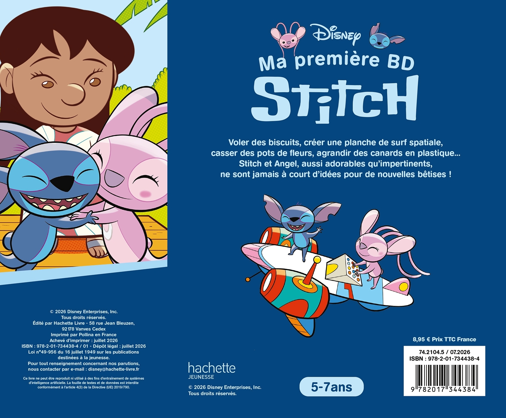 STITCH - Ma Première BD - Vol. 2 - Disney -  Disney - DISNEY HACHETTE
