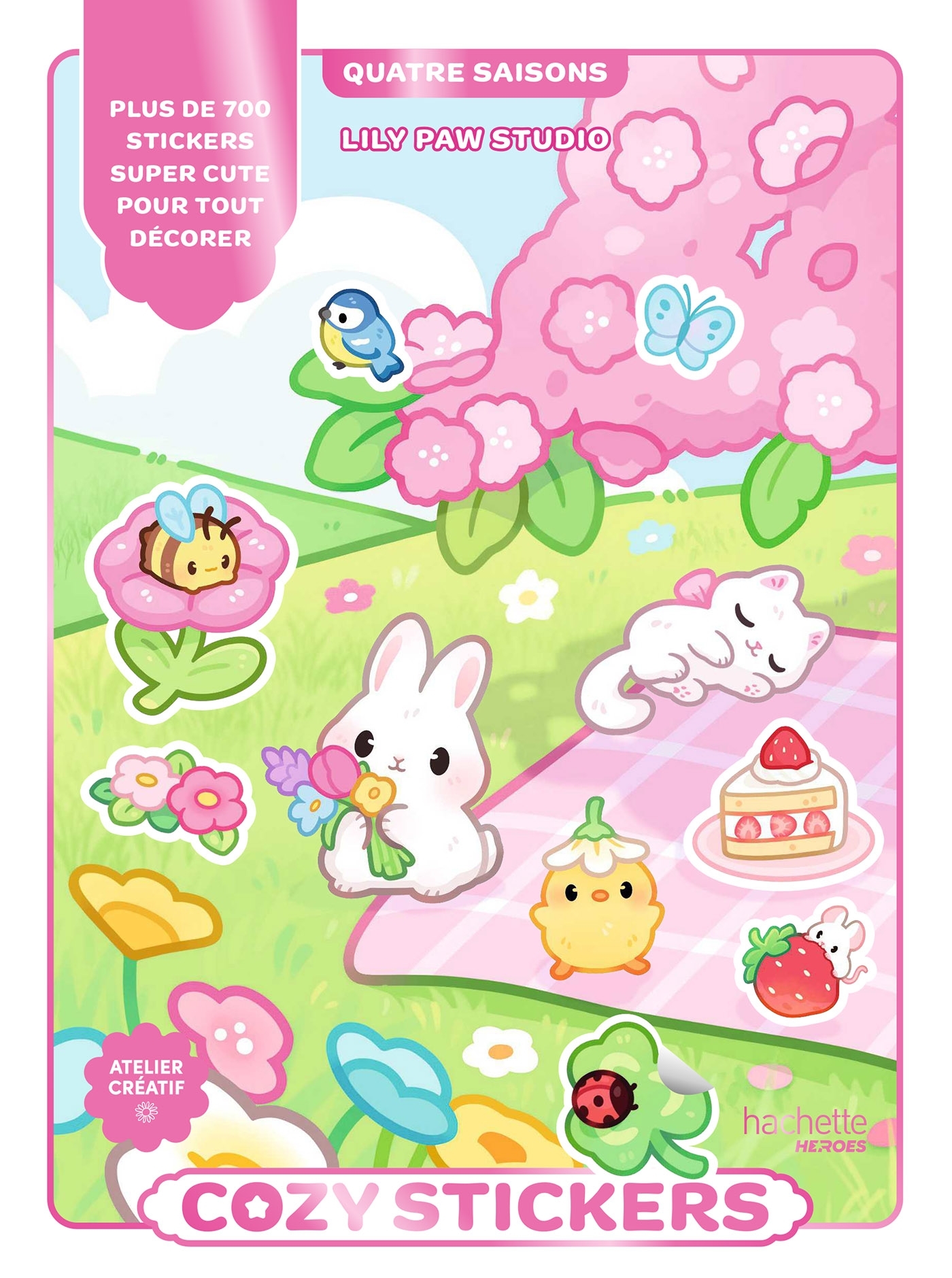 Cozy Stickers Quatre saisons - Plus de 700 stickers par Lily Paw Studio ! -  - HACHETTE HEROES