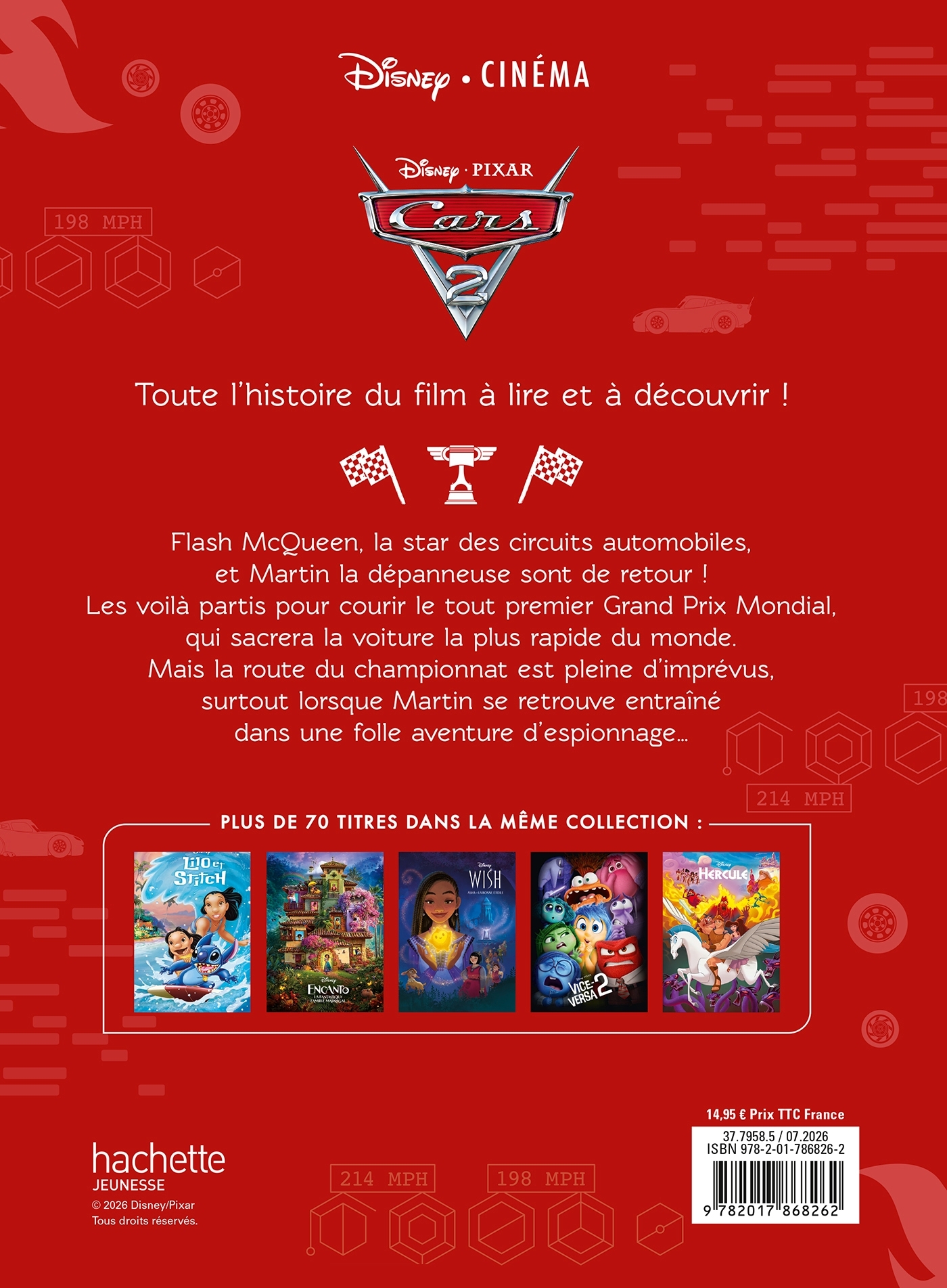 CARS 2 - Disney Cinéma - Disney Pixar -  - DISNEY HACHETTE