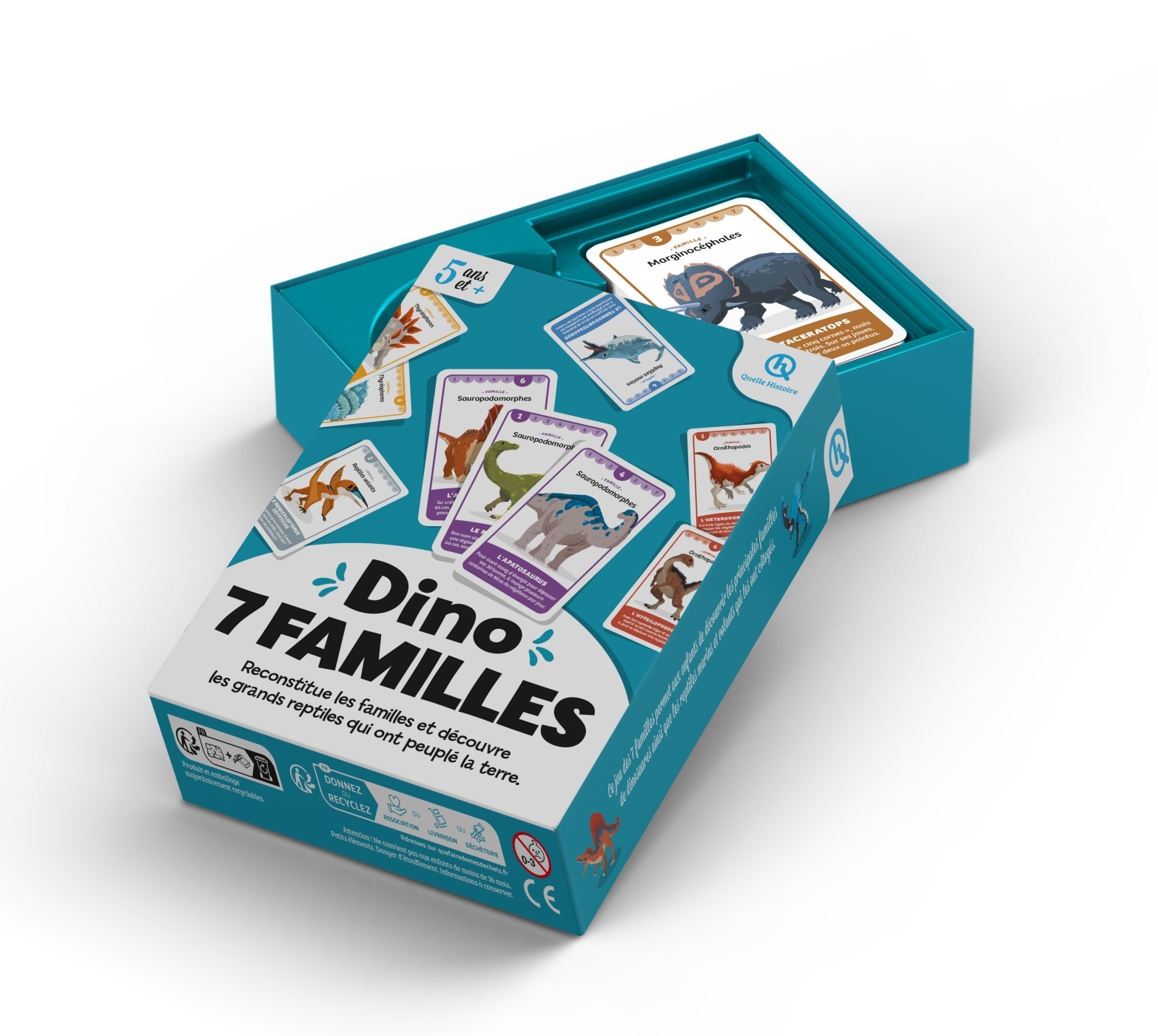 7 familles Dino -  - QUELLE HISTOIRE