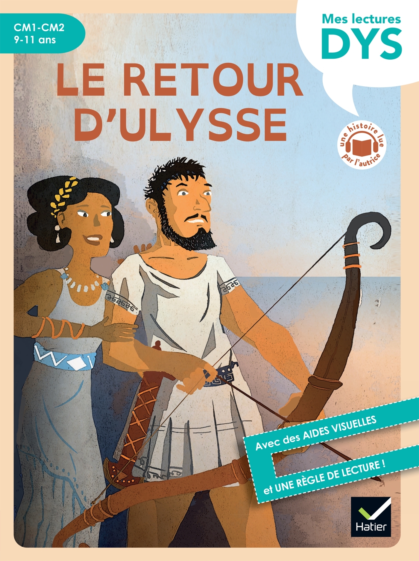Le retour d'Ulysse - Lecture adaptée - CM1-CM2 - Hélène Kérillis - HATIER