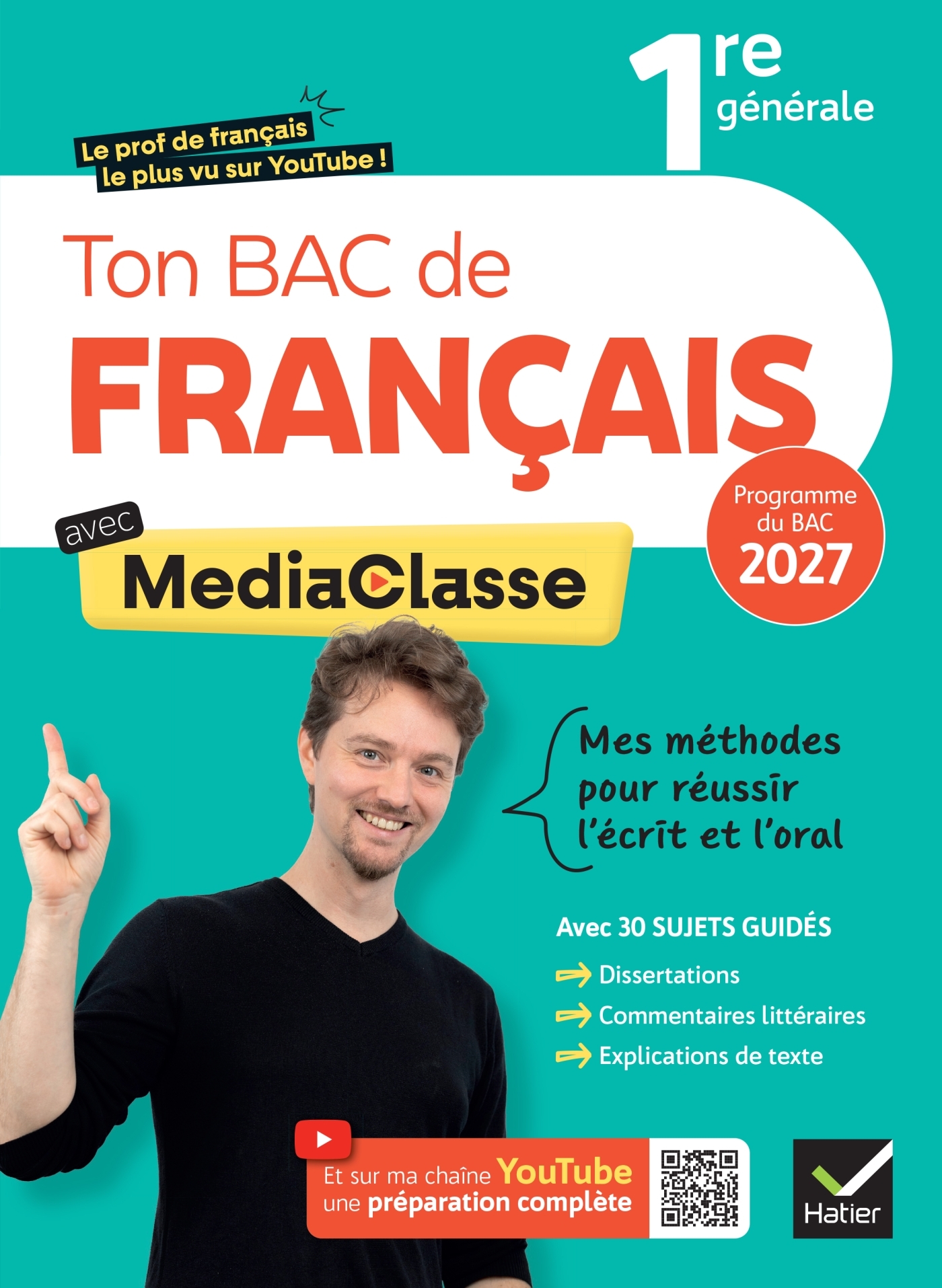 Ton Bac de français avec MediaClasse - Bac 2027 (programme d'oeuvres 2026-2027) - Romain Boussot - HATIER