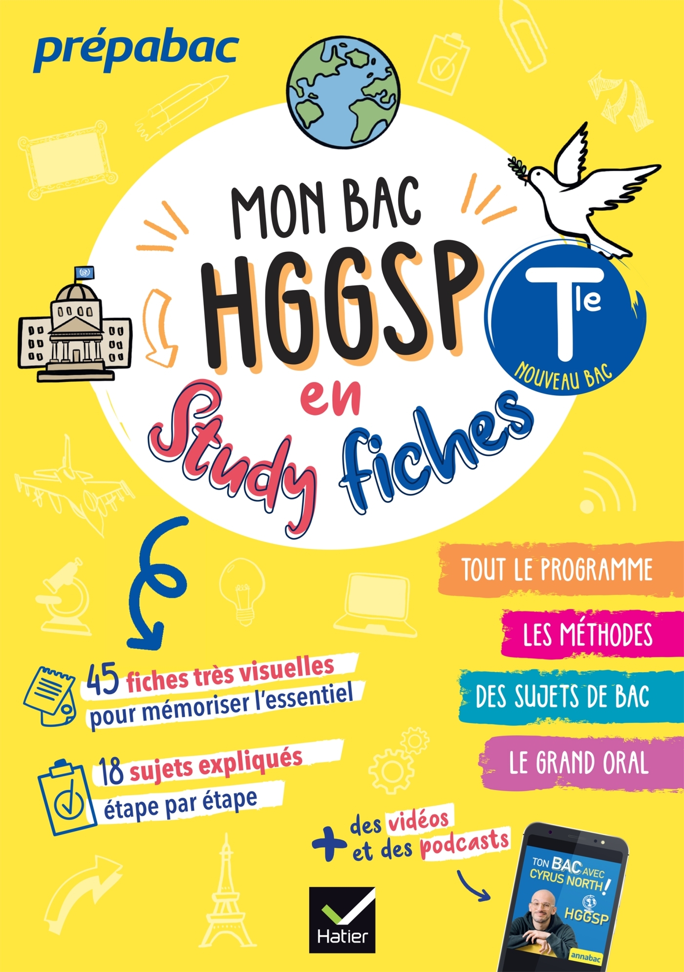 Mon bac HGGSP en studyfiches - Tle générale Bac 2027 - Florence Holstein, Barbara Jamin de Capua - HATIER