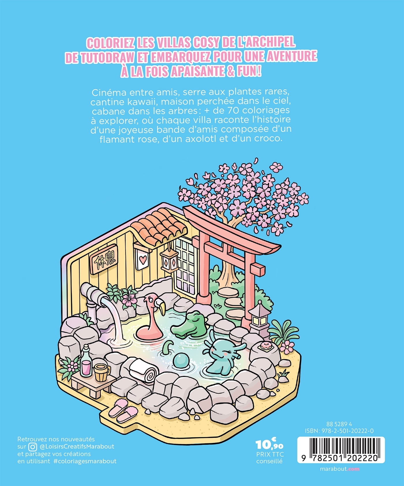 Les villas cosy à colorier de tutodraw -  Tutodraw - MARABOUT
