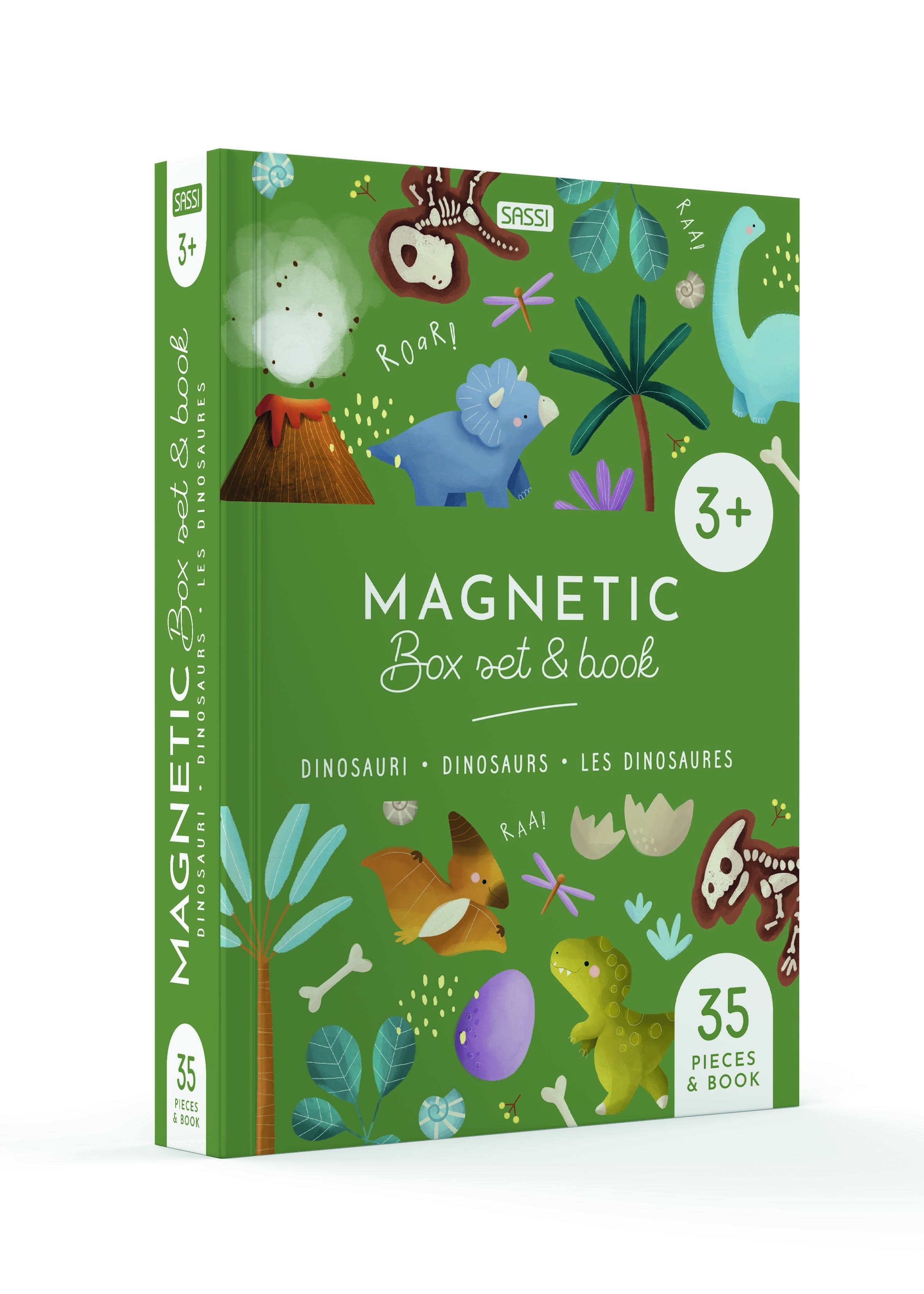 Magnetic box set - Dinosaures - Valentina Manuzzato - SASSI