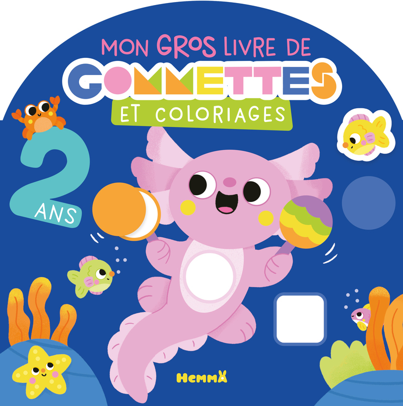 Mon gros livre de gommettes et coloriages - 2 ans -  Collectif - HEMMA