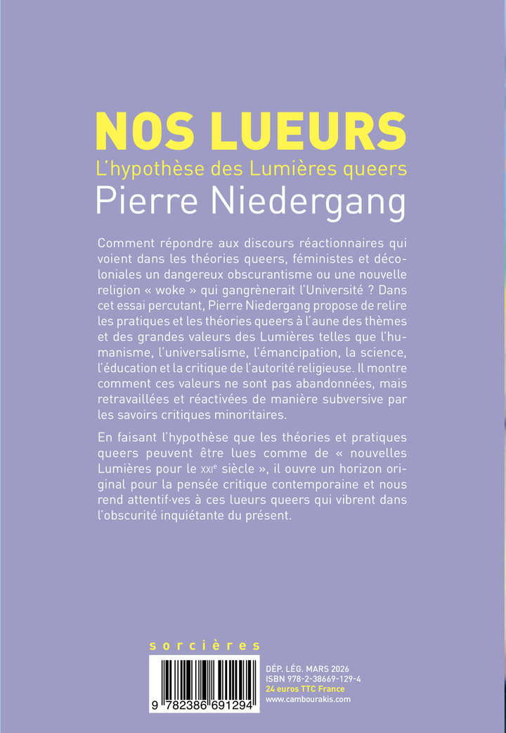 Nos lueurs - Pierre Niedergang - CAMBOURAKIS