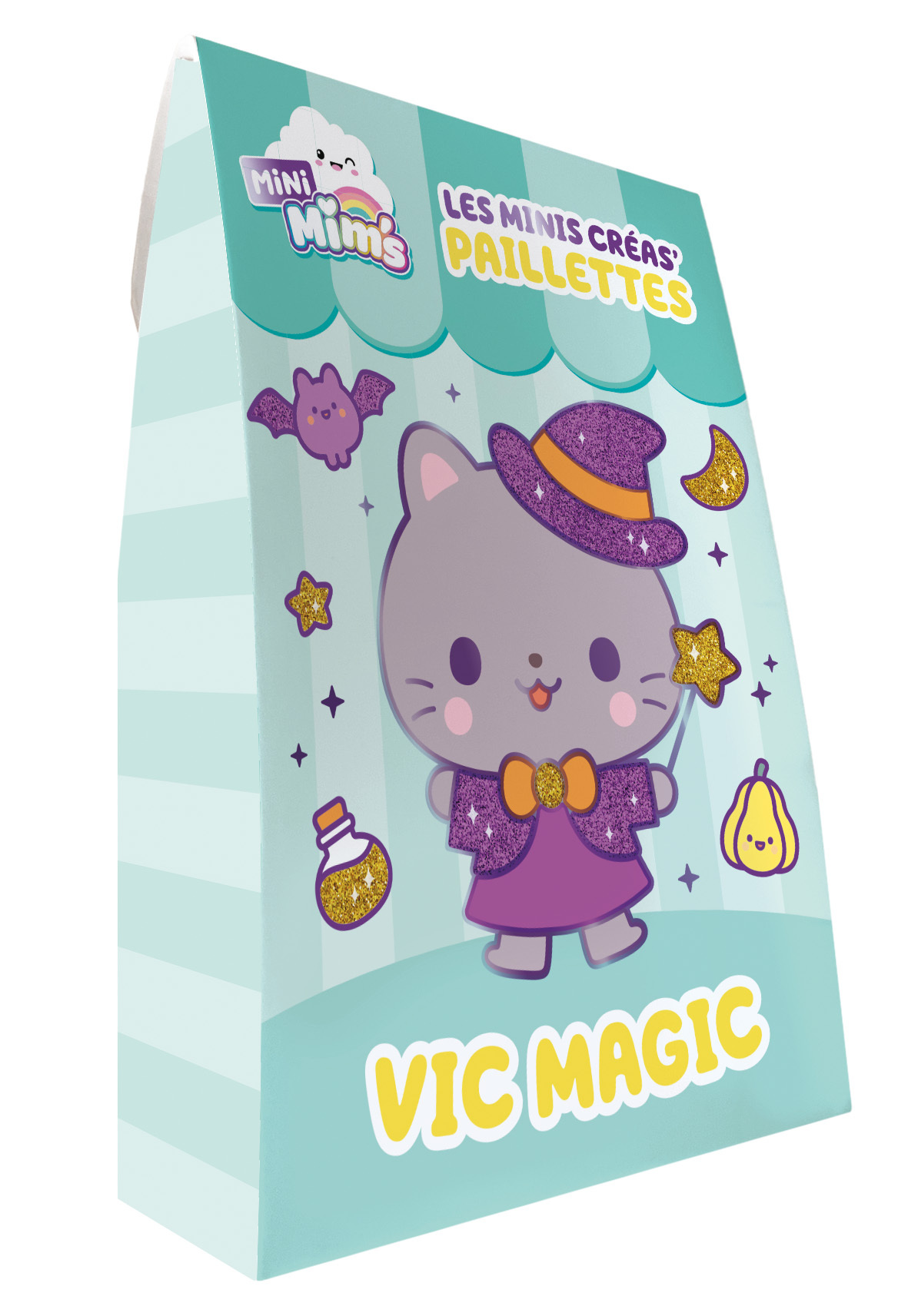 Mini créas – Vic Magic (5 cartes à pailleter) - YUKA SATO - FLEURUS
