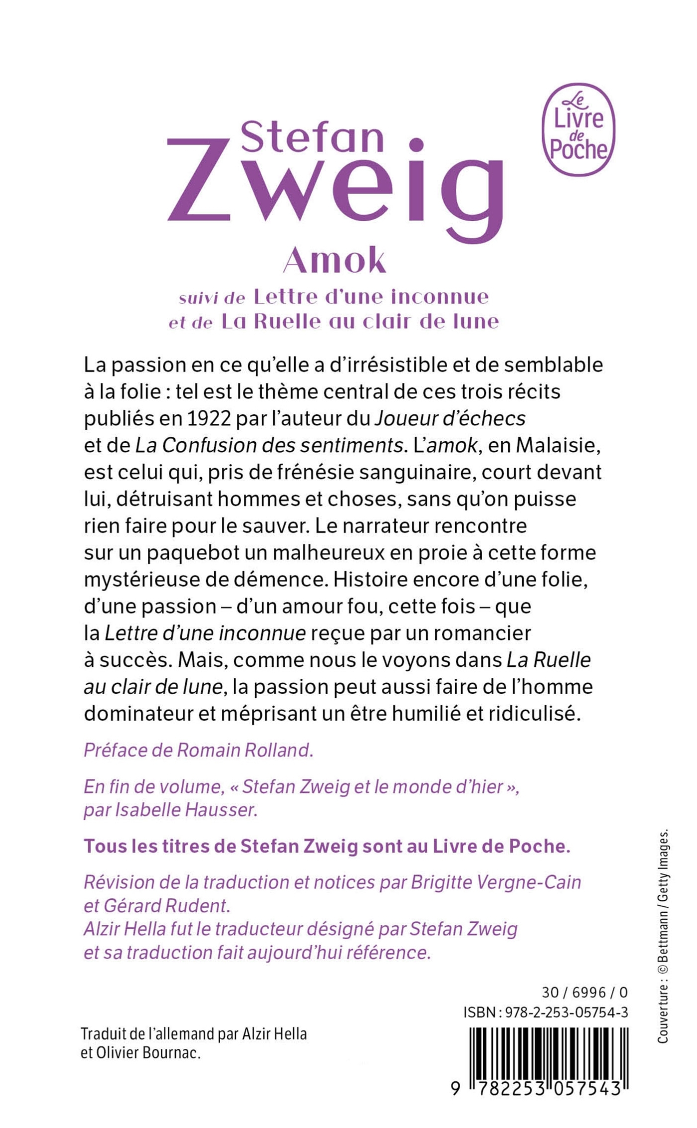 Amok - Stefan Zweig - LGF