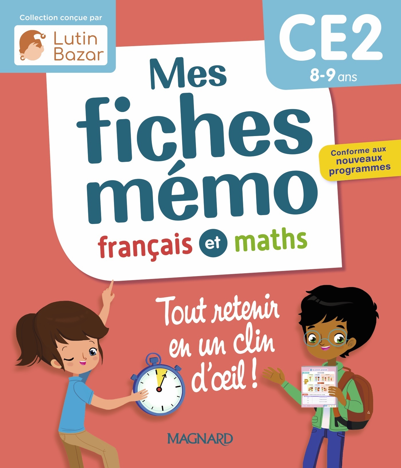 Mes fiches mémo Français et Maths CE2 - Morgane Céard - MAGNARD