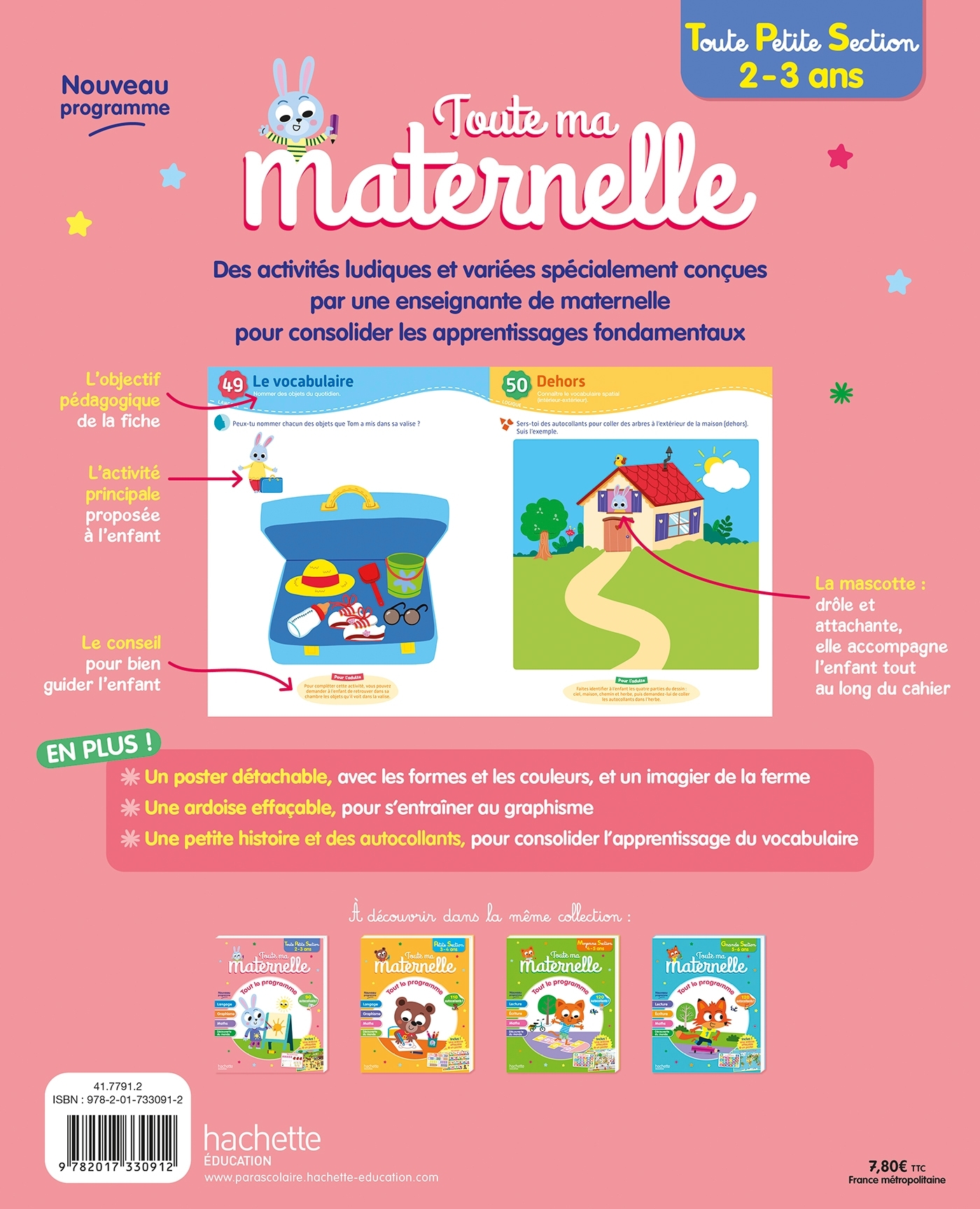 Toute ma maternelle - Tout le programme - Toute Petite Section (2-3 ans) - Caroline Marcel - HACHETTE EDUC