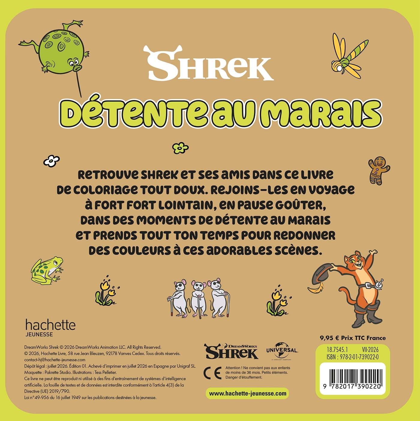 Shrek - Détente au Marais - Cosy Colo -   - HACHETTE JEUN.
