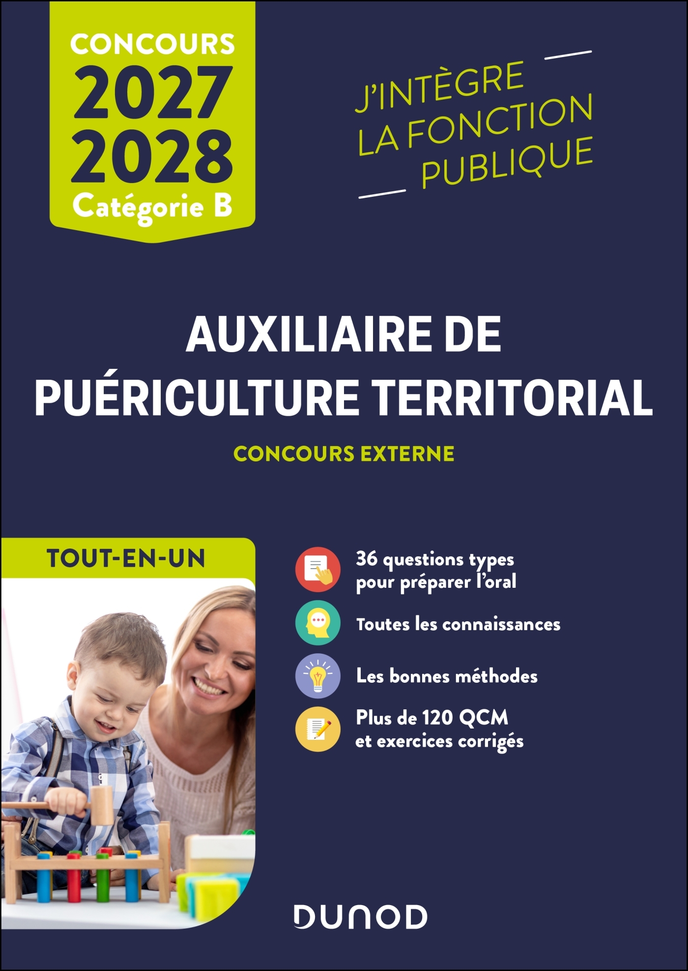 Concours Auxiliaire de puériculture territorial 2027-2028 - Odile Meyer, Franck Sajet, Nathalie Assouly-Brun, Marie-Hélène Hurtig, An Platteeuw, Frédéric Perrier - DUNOD