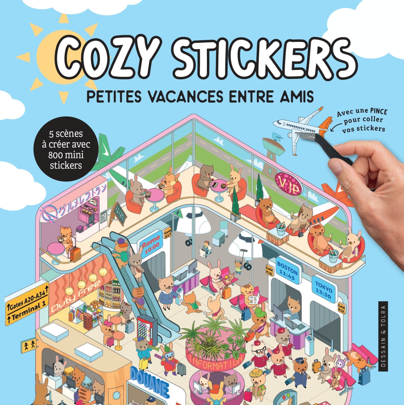 Cozy stickers - Petites vacances entre amis -  - DESSAIN TOLRA