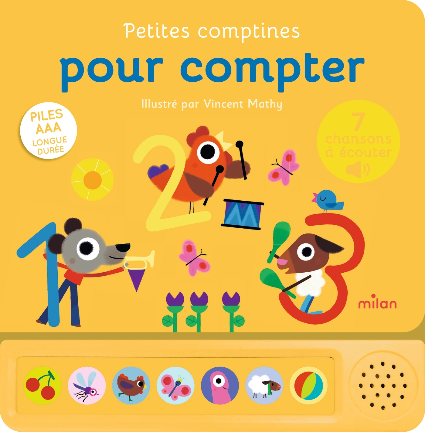 Petites comptines pour compter - MATHY VINCENT - MILAN