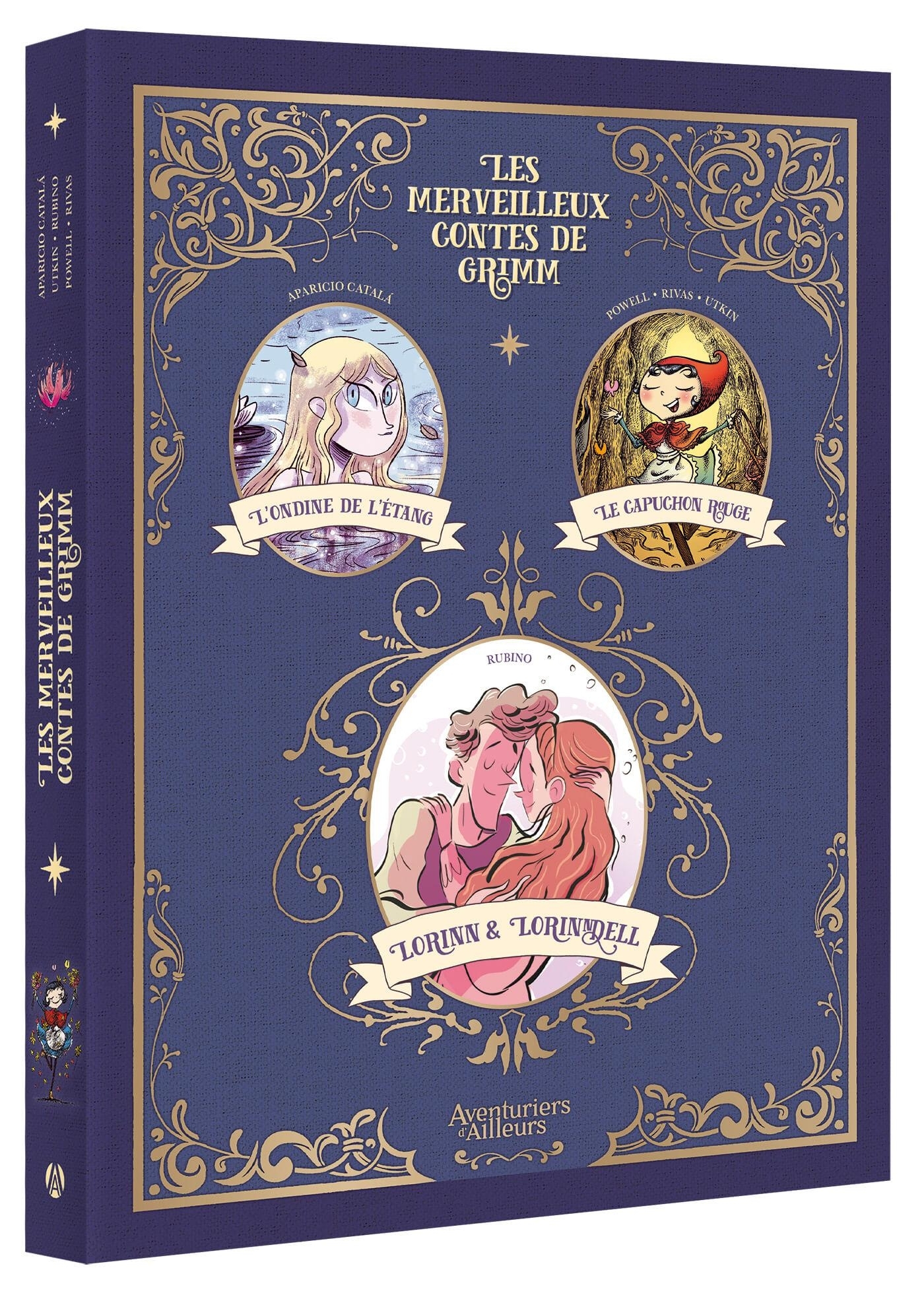 Les Merveilleux Contes de Grimm - écrin 3 volumes - Alexander UTKIN, Martin POWELL, Maurizia Rubino, Anna APARICO CATALA, Anna Aparicio Català - AVENTURIERS AIL