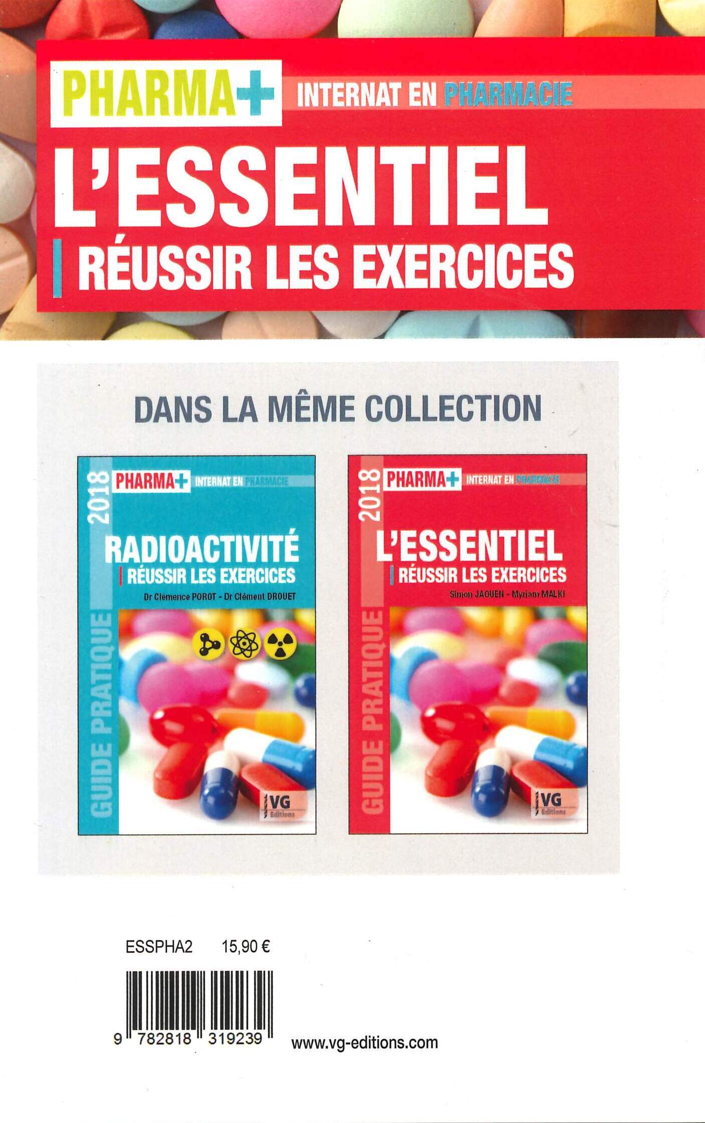 PHARMA + L'ESSENTIEL REUSSIR LES EXERCICES 2ED - SIMON JAOUEN, MYRIAM MALKI - GREGO