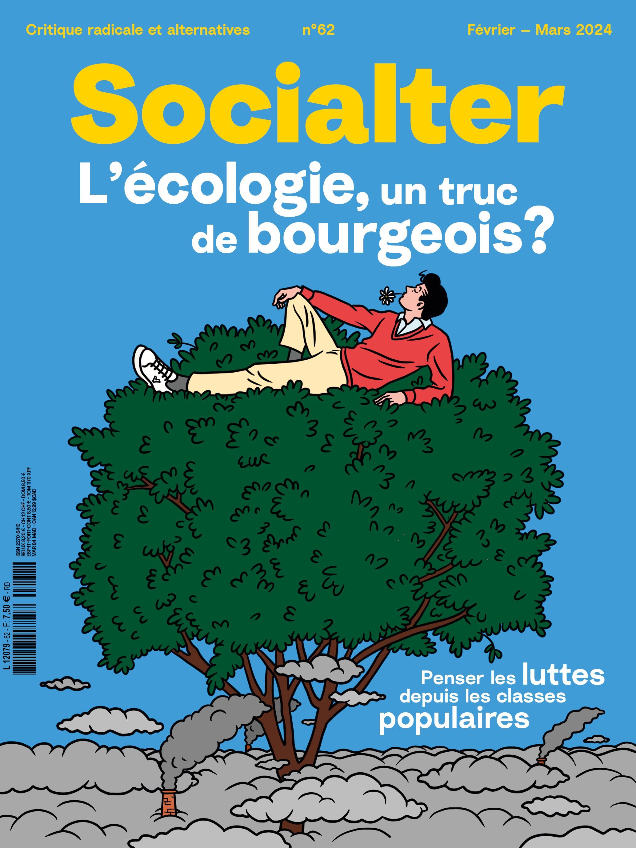 Socialter n°62 : L'écologie un truc de bourgeois - Février 2024 -  Collectif - SOCIALTER