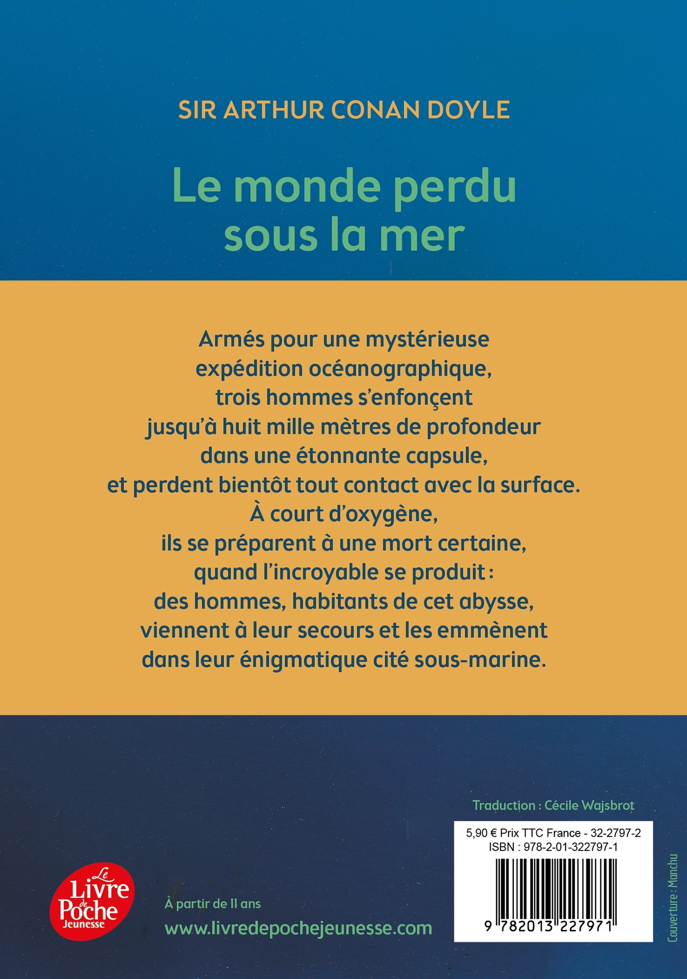 Le monde perdu sous la mer - Texte intégral - Arthur Conan Doyle, Arthur Conan Doyle - POCHE JEUNESSE
