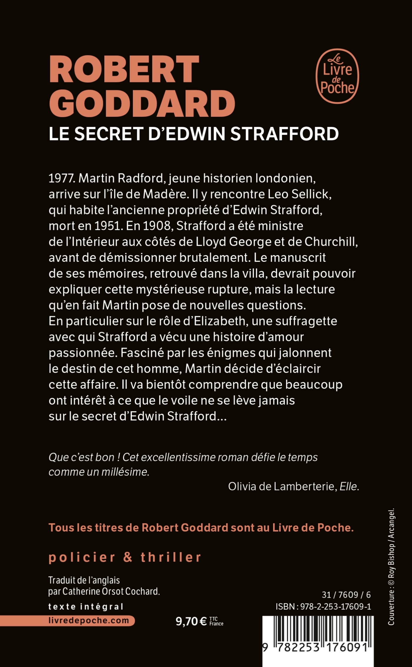 Le Secret d'Edwin Strafford - Robert Goddard - LGF