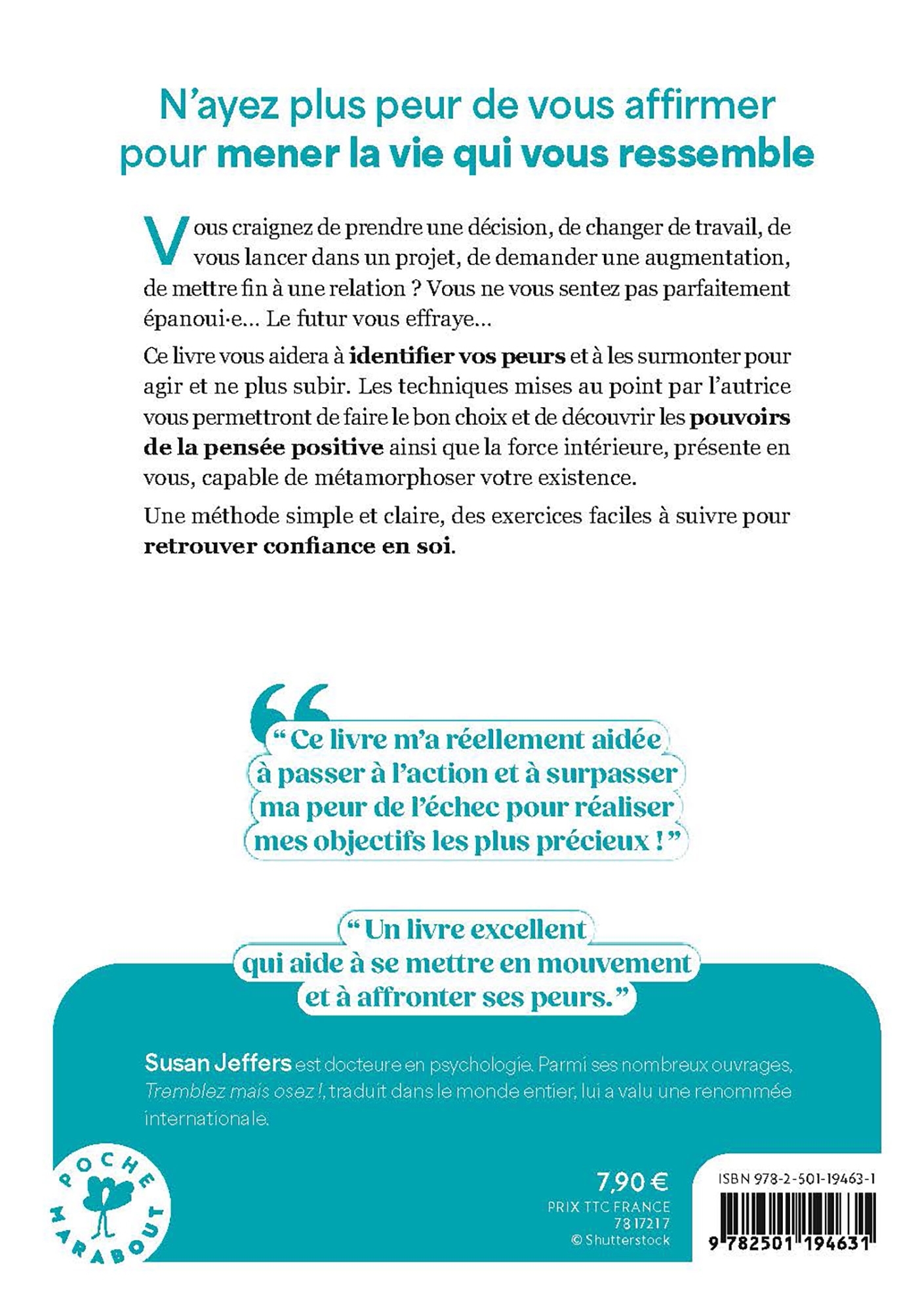 Tremblez mais osez ! - Susan Jeffers - MARABOUT