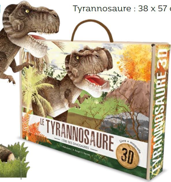 Le tyrannosaure 3D -  Collectif, Irena Trevisan - SASSI