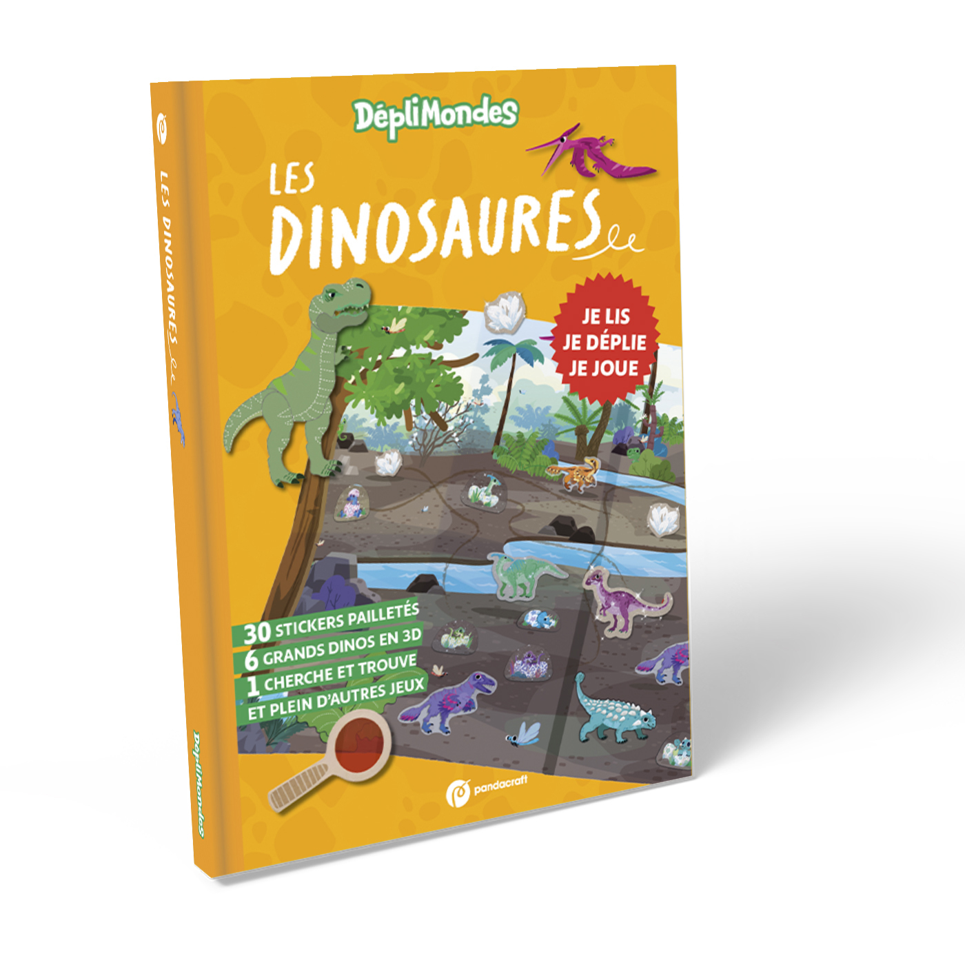 Les dinosaures - DépliMondes 4 ans + -  - PANDACRAFT
