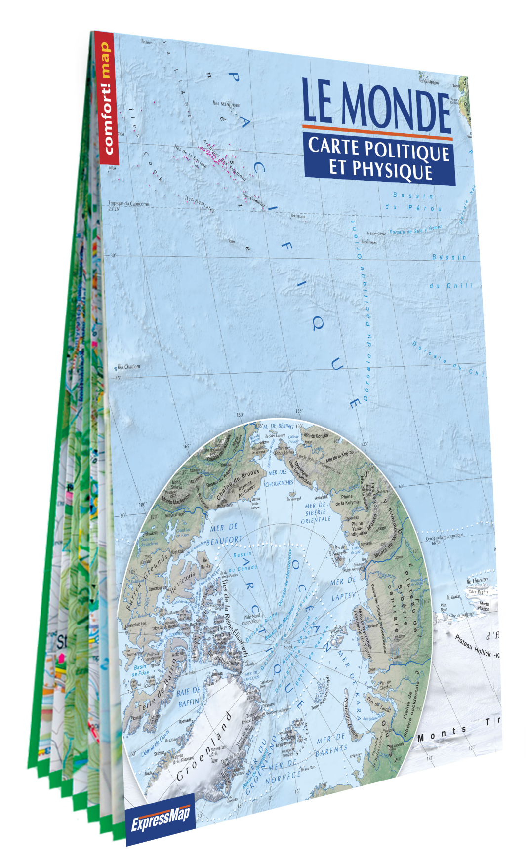 Monde 1/31.000.000 – carte politique et physique (format XXL, laminée) -  - EXPRESSMAP